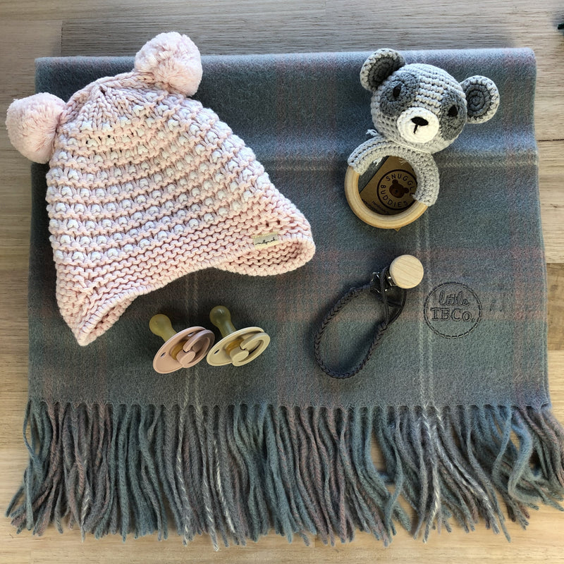 Baby Girl- Misty Check Lemur Ring