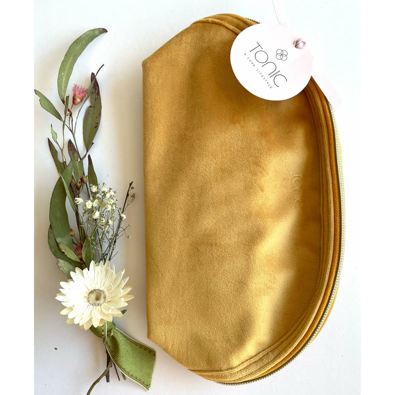 Velvet accessory bag